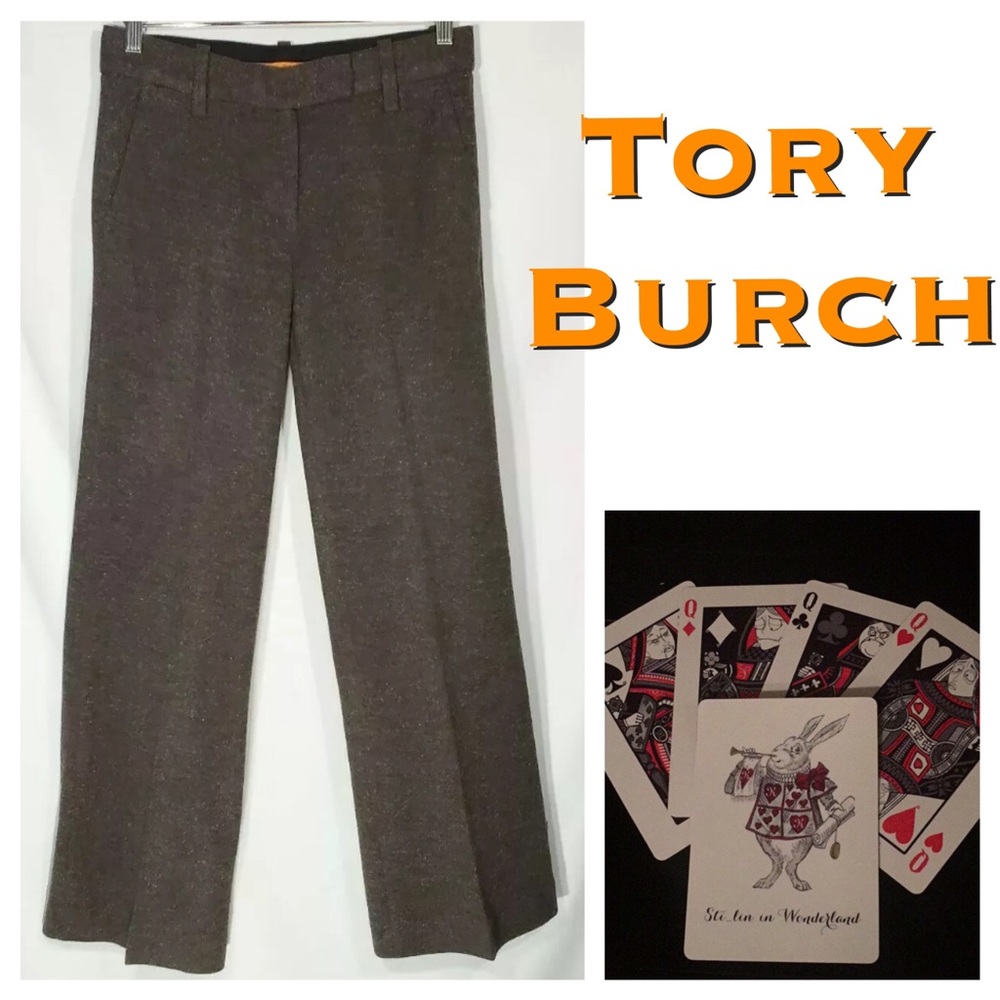 Tory Burch Dress Career Pants Wool Blend 2 X 32